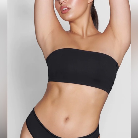 🖤SKIMS SWIM BANDEAU BIKINI TOP ONYX XXS L XL - Picture 7 of 7